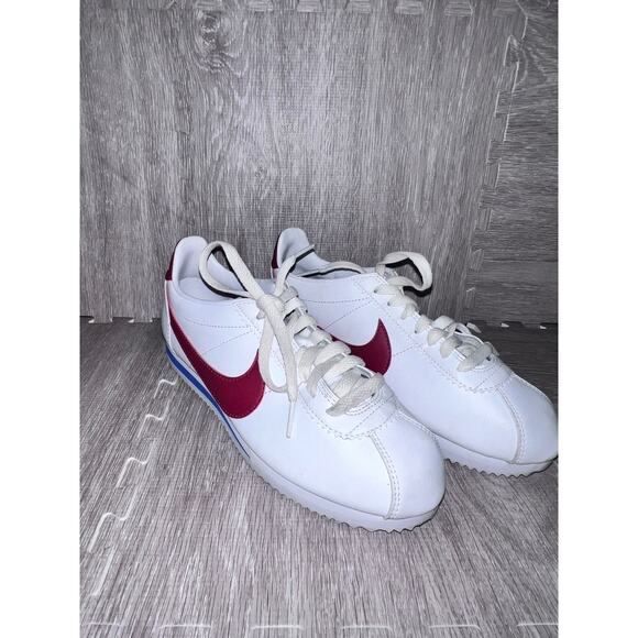 Nike‎ Cortez Forrest Gump Men\'s Sneakers Size 7 White Red Blue